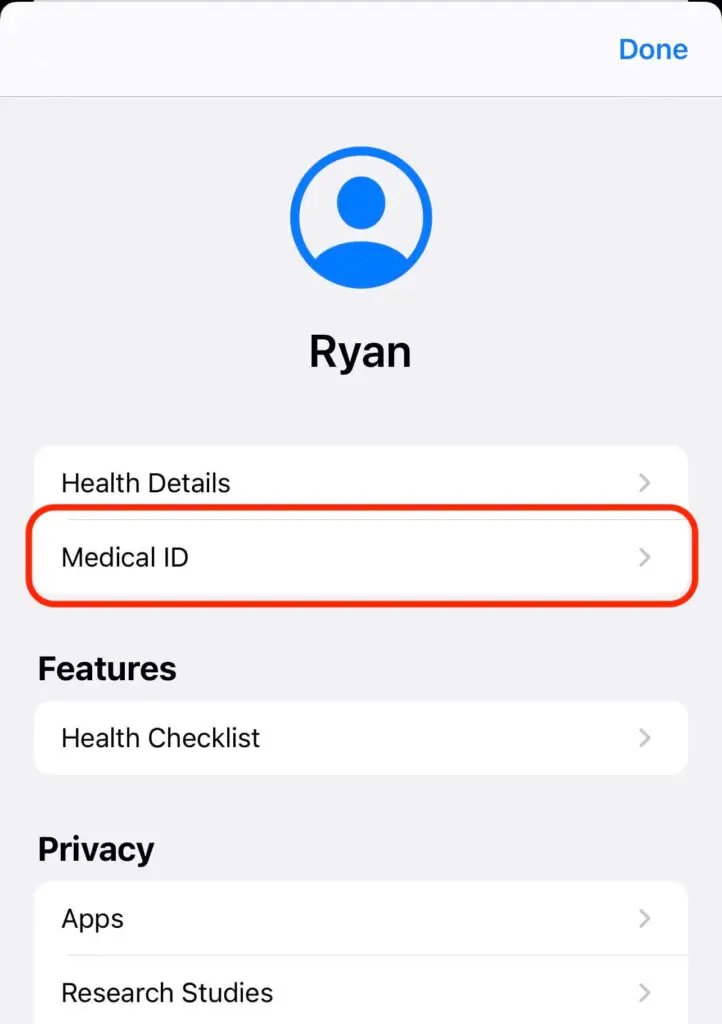 Add Emergency Contact on iPhone