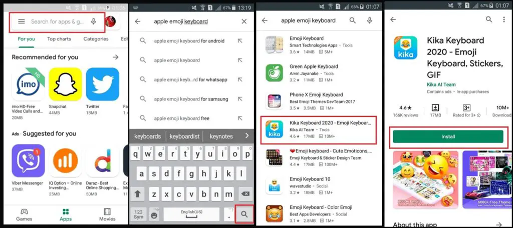 how to get iphone emojis on android - Installing an emoji keyboard app android