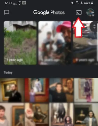 Cast google photos to chromecast tv