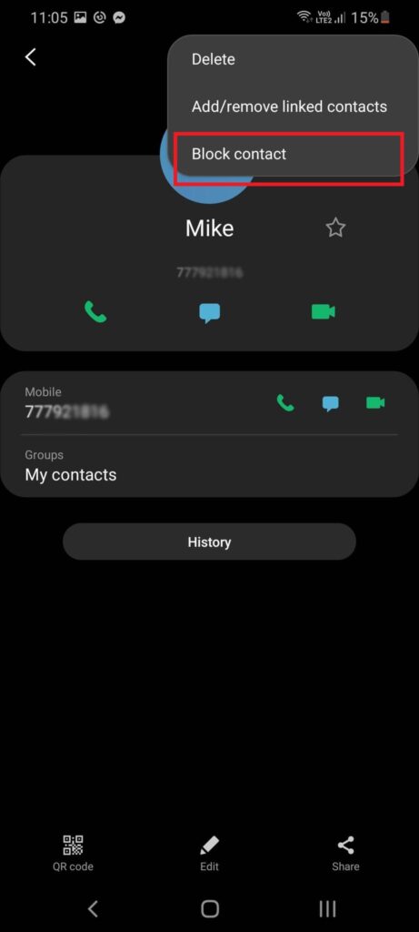 How block unknown numbers on Samsung