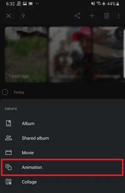 create animation google photos