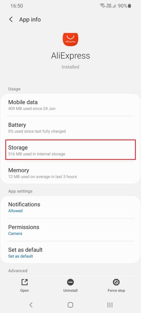 how to clear cache in android