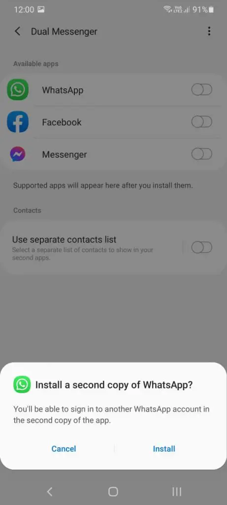 How to Use Two WhatsApp Accounts in One Phone -Android