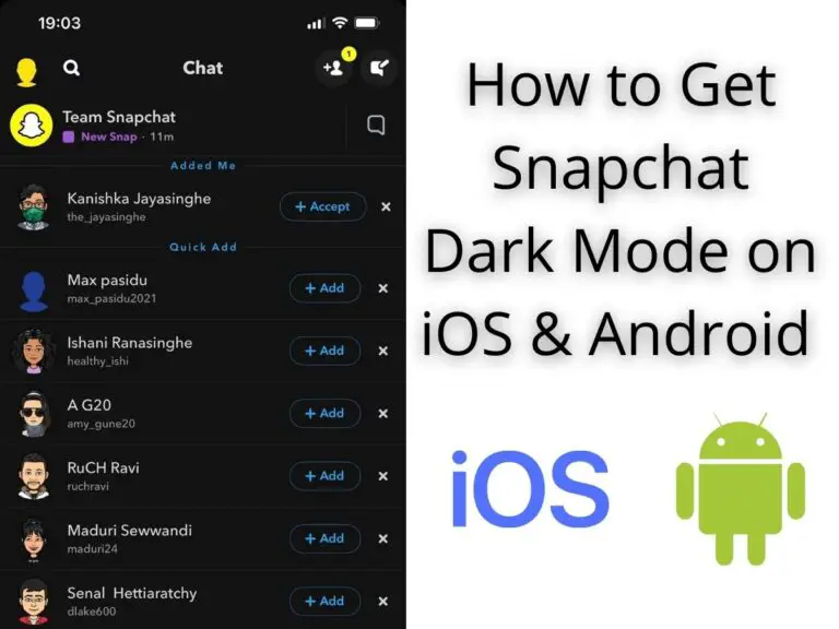 How to Get Snapchat Dark Mode on iOS & Android Devices
