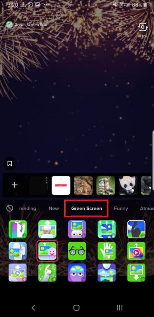 virtual background zoom with tik tok