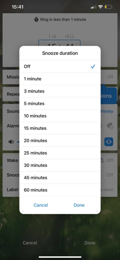 add alarm alarmy app iphone