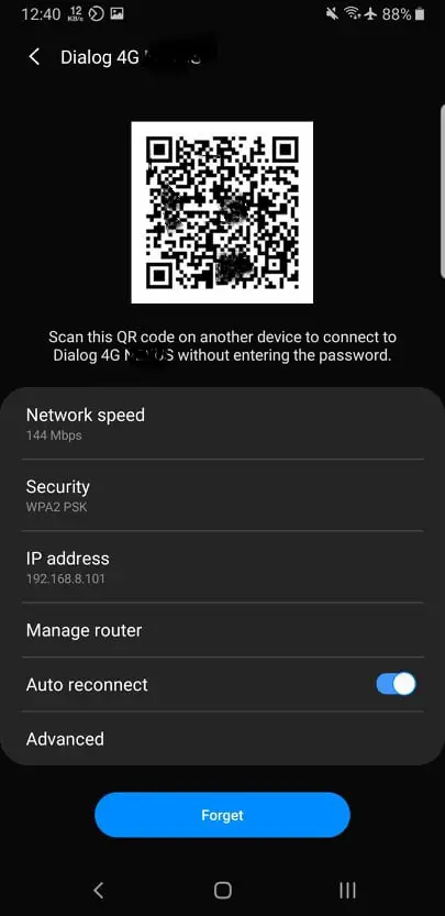 Share Wi-Fi Passwords From Android