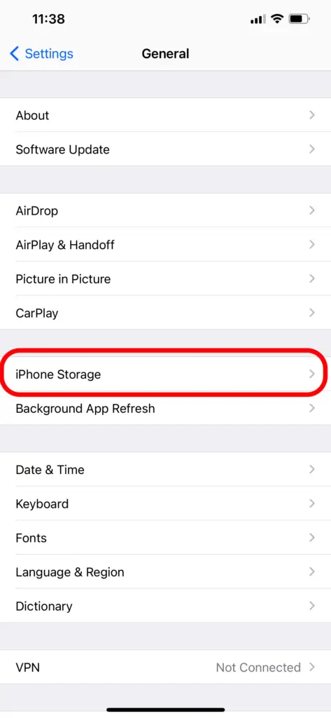 how to clear app data iphone