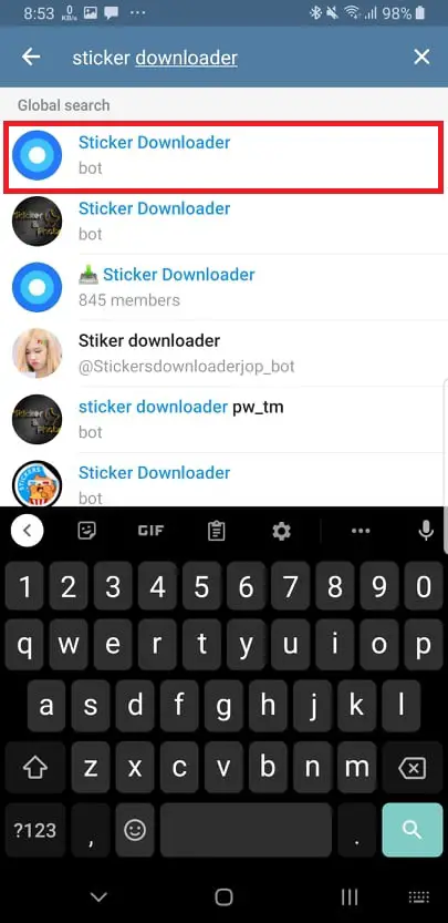 sticker downloader bot