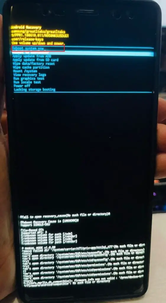 Turn on an Android Phone WithoutBroken Power Button- android boot menu 