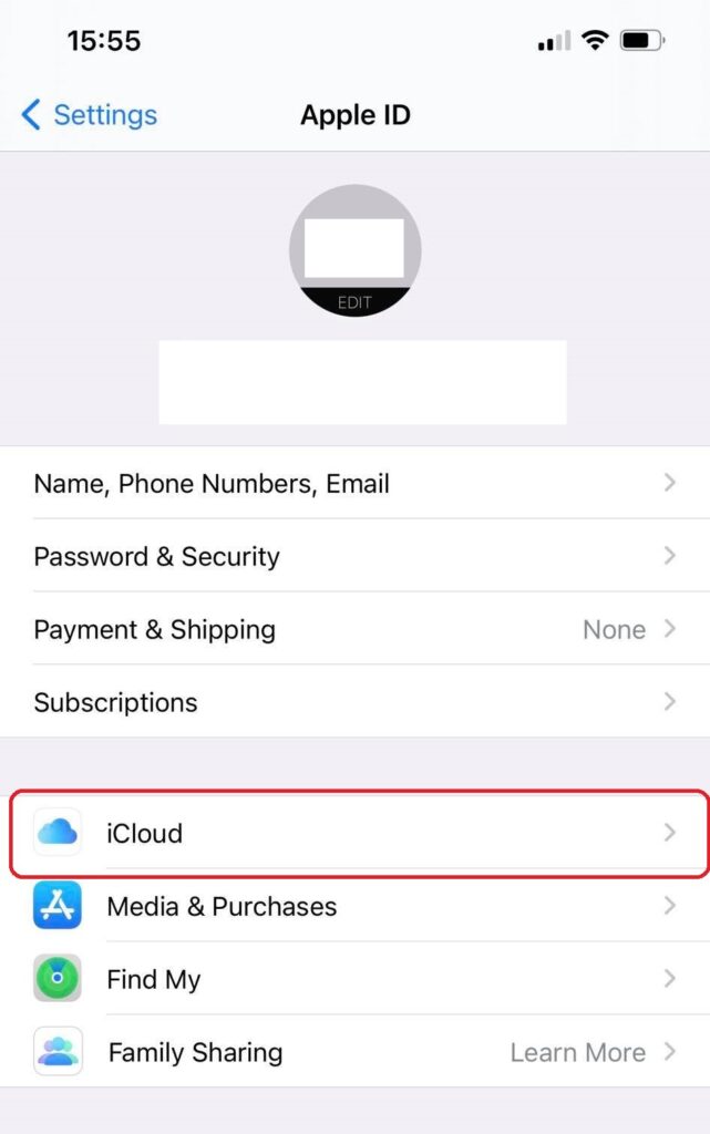 icloud iphone backup