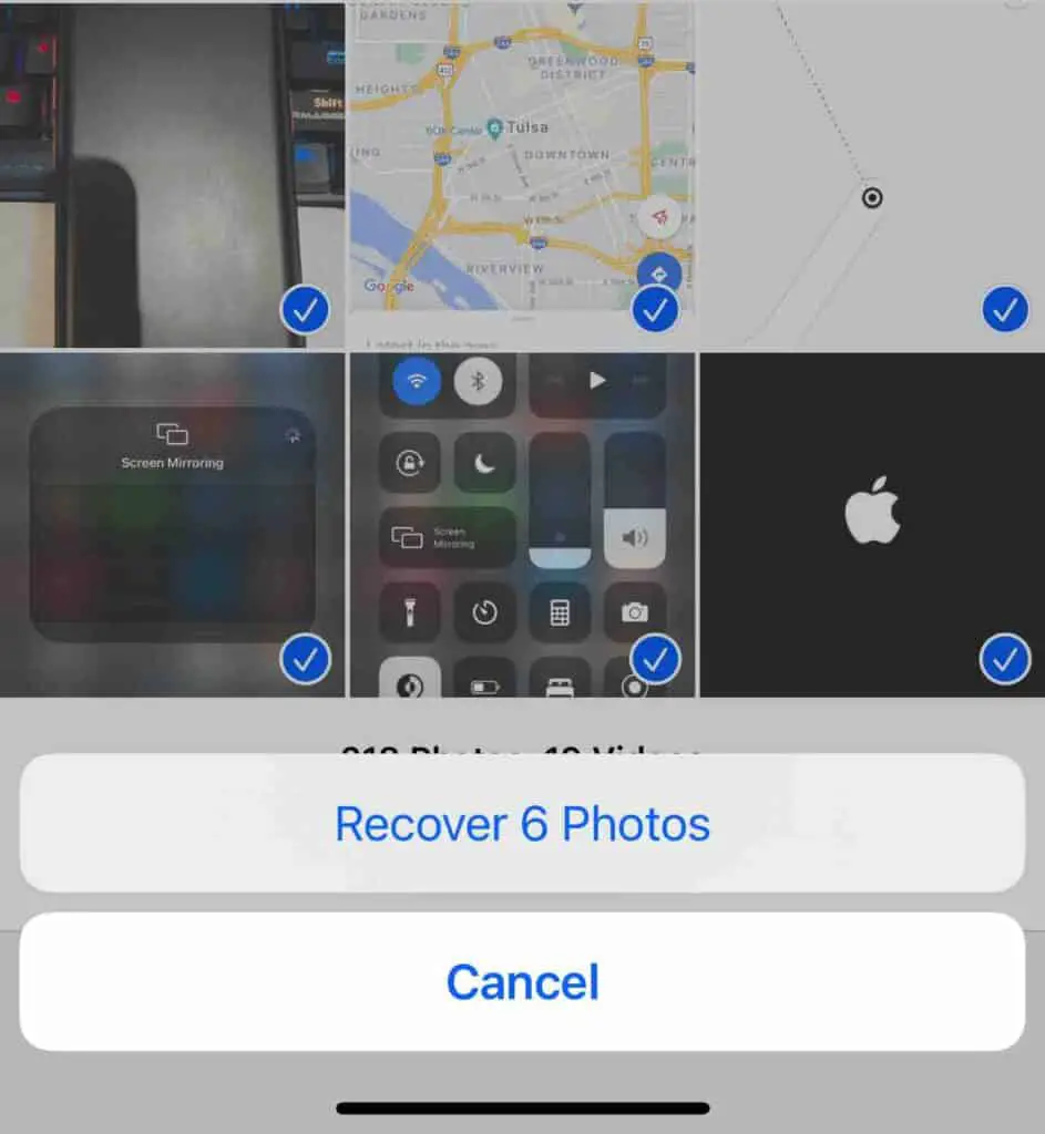 recover deleted photos iphone