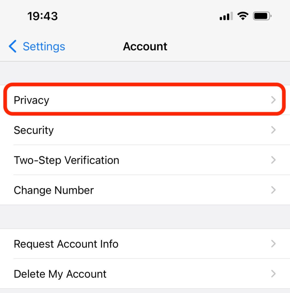 whatsapp privacy settings