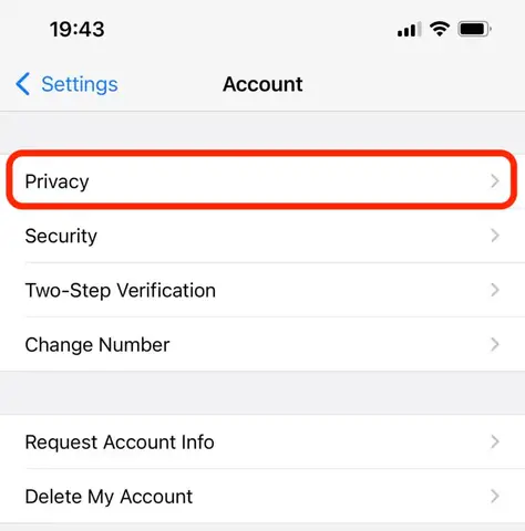 whatsapp privacy settings