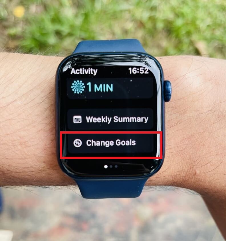 How to change calorie goal on Apple watch (1)
