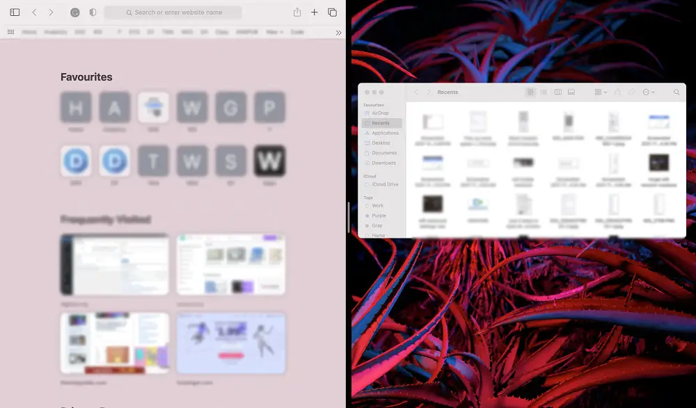 split screen mac