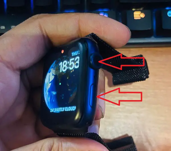 hard reset apple watch