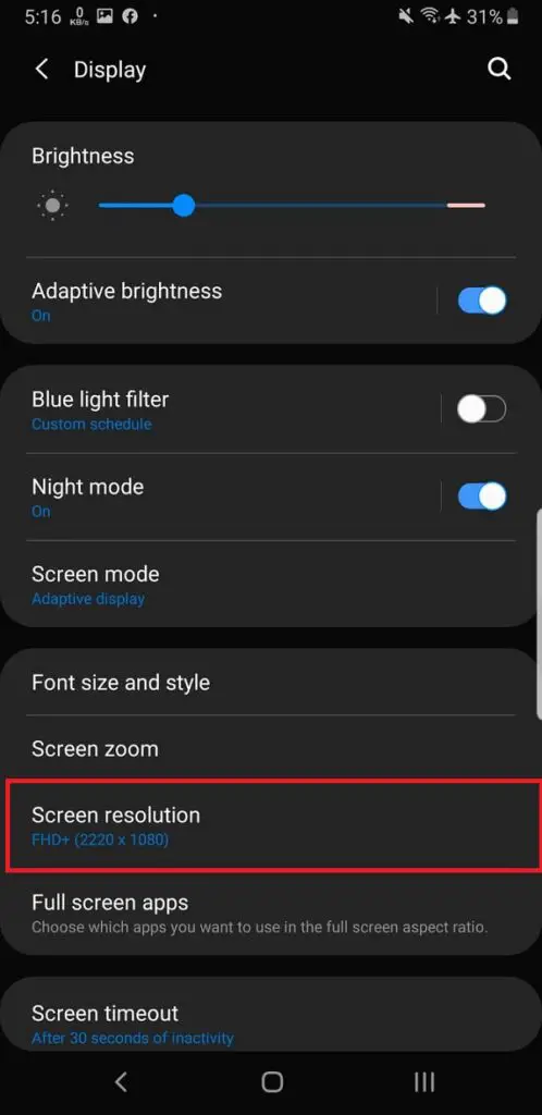 Increase Screenshot Quality on Android