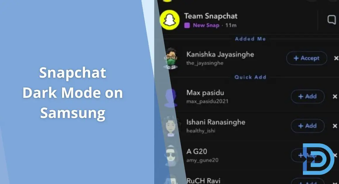 How to Make Your Snapchat Dark Mode on Samsung