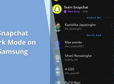 How to Make Your Snapchat Dark Mode on Samsung