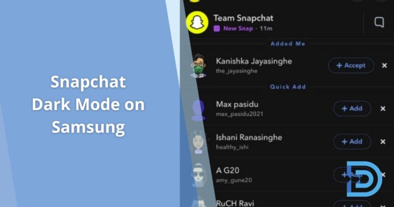 How to Make Your Snapchat Dark Mode on Samsung