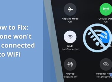 How to Fix iPhone won't stay connected to WiFi