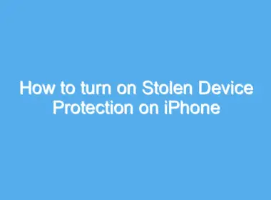 how to turn on stolen device protection on iphone 2033