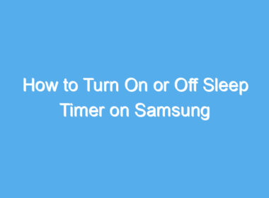 how to turn on or off sleep timer on samsung smart tv 2157 1