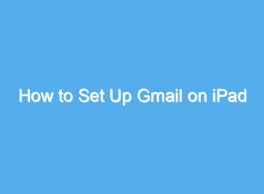 how to set up gmail on ipad 2233